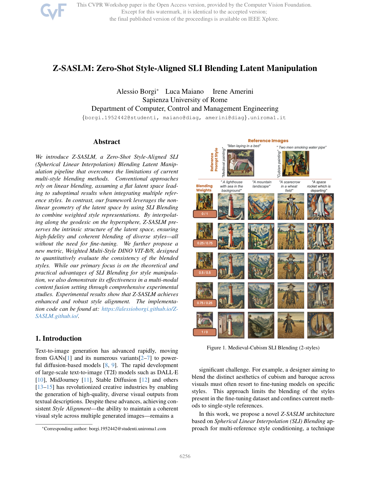 First page of the Z-SASLM paper